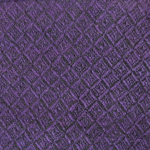 Purple Patterned Trench Coat - Picture 6 of 6